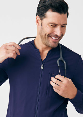 Navy CRFT 3-Pocket Jacket Scrubs