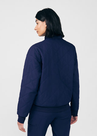 Navy VIBE 3-Pocket Jacket Scrubs