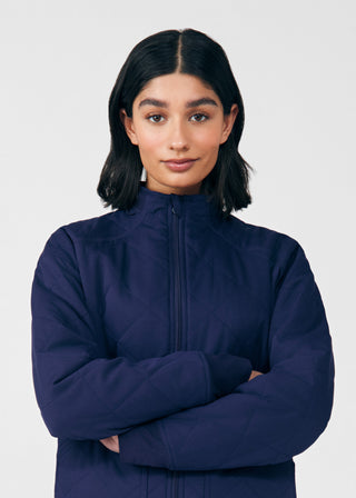 Navy VIBE 3-Pocket Jacket Scrubs