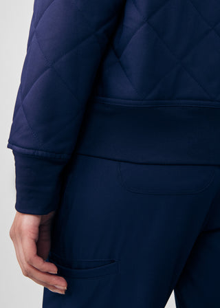 Navy VIBE 3-Pocket Jacket Scrubs