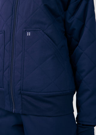 Navy VIBE 3-Pocket Jacket Scrubs