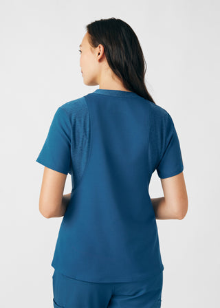 Caribbean VIBE 2-Pocket V-Neck Top Scrubs