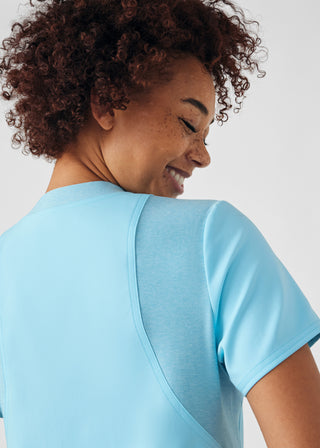 Island Blue VIBE 2-Pocket V-Neck Top Scrubs
