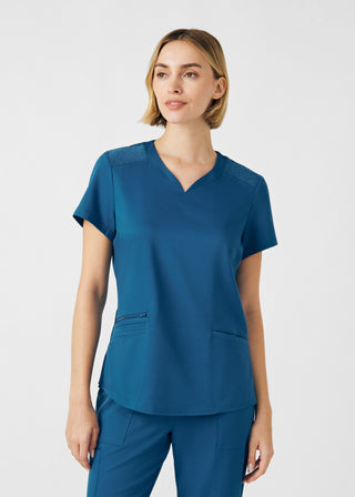 Caribbean VIBE 3-Pocket V-Neck Top Scrubs