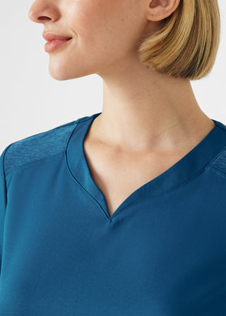 Caribbean VIBE 3-Pocket V-Neck Top Scrubs