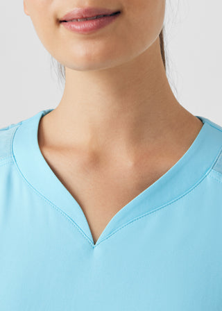 Island Blue VIBE 3-Pocket V-Neck Top Scrubs