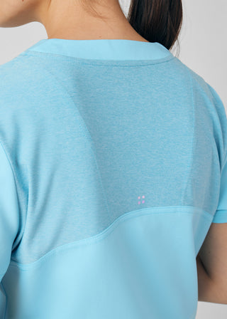 Island Blue VIBE 3-Pocket V-Neck Top Scrubs
