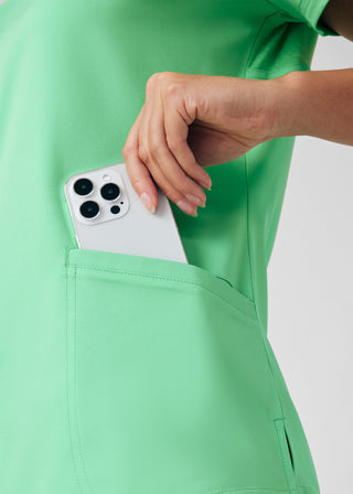 Mint Julep VIBE 3-Pocket V-Neck Top Scrubs