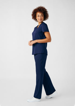 Navy VIBE 3-Pocket V-Neck Top Scrubs
