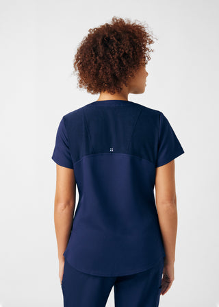 Navy VIBE 3-Pocket V-Neck Top Scrubs