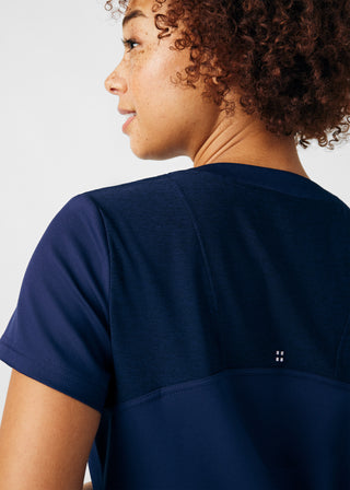 Navy VIBE 3-Pocket V-Neck Top Scrubs