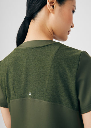 Olive VIBE 3-Pocket V-Neck Top Scrubs