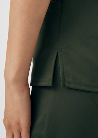 Olive VIBE 3-Pocket V-Neck Top Scrubs