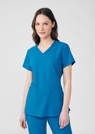 Mykonos CRFT 3-Pocket V-Neck Top Scrubs