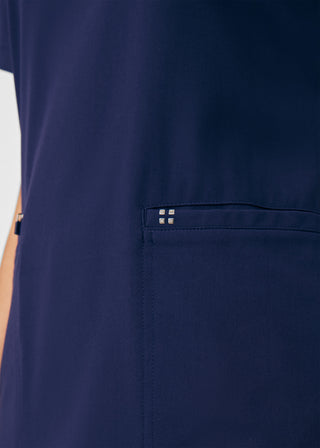 Navy CRFT 3-Pocket V-Neck Top Scrubs