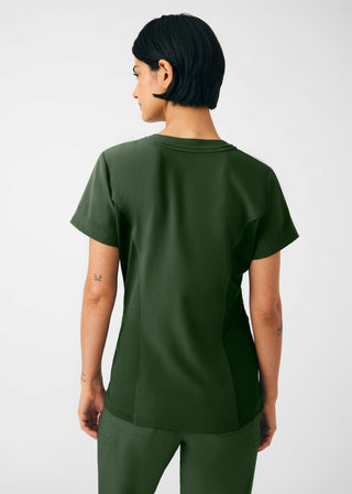 Olive CRFT 3-Pocket V-Neck Top Scrubs
