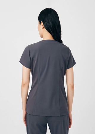 Pewter CRFT 3-Pocket V-Neck Top Scrubs