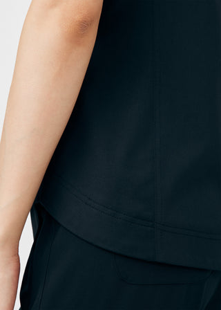 Black CRFT 1-Pocket V-Neck Top Scrubs