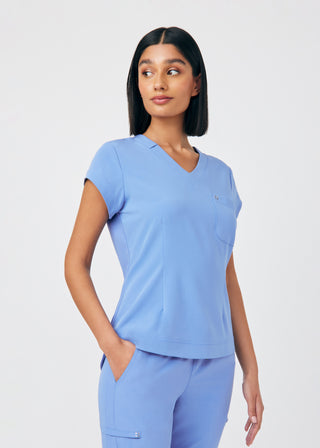 Ceileste CRFT 1-Pocket V-Neck Top Scrubs