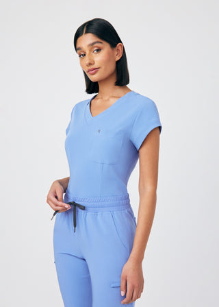 Ceileste CRFT 1-Pocket V-Neck Top Scrubs