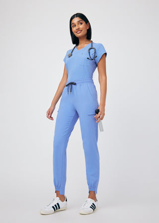 Ceileste CRFT 1-Pocket V-Neck Top Scrubs