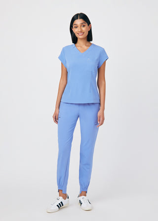 Ceileste CRFT 1-Pocket V-Neck Top Scrubs