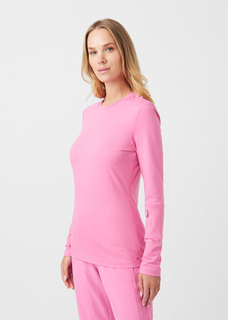 Dancing Blossom CRFT 1-Pocket Long-Sleeve Tee Scrubs