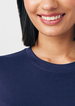 Navy CRFT 1-Pocket Long-Sleeve Tee Scrubs