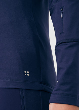 Navy CRFT 1-Pocket Long-Sleeve Tee Scrubs