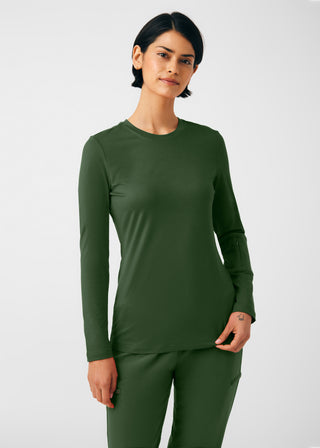 Olive CRFT 1-Pocket Long-Sleeve Tee Scrubs