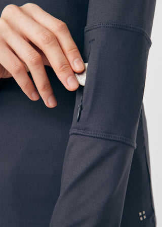 Pewter CRFT 1-Pocket Long-Sleeve Tee Scrubs