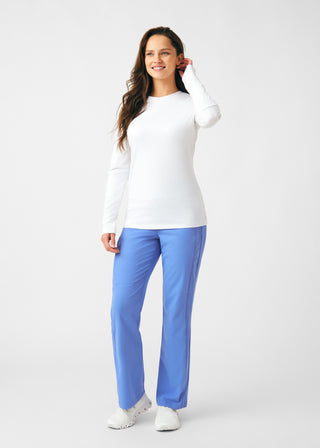 White CRFT 1-Pocket Long-Sleeve Tee Scrubs