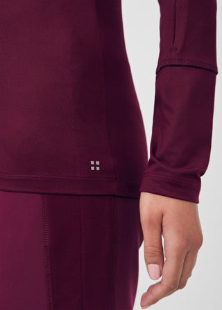Wine CRFT 1-Pocket Long-Sleeve Tee Scrubs