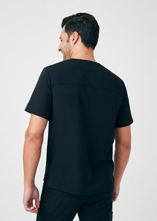 Black CRFT 2-Pocket V-Neck Top Scrubs