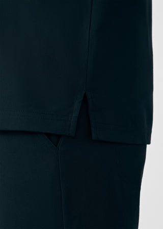 Black CRFT 2-Pocket V-Neck Top Scrubs