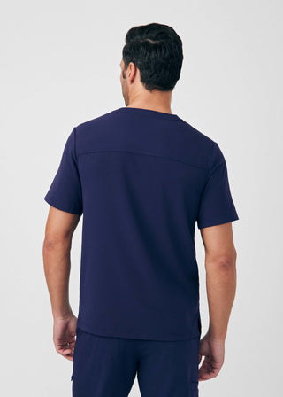 Navy CRFT 2-Pocket V-Neck Top Scrubs