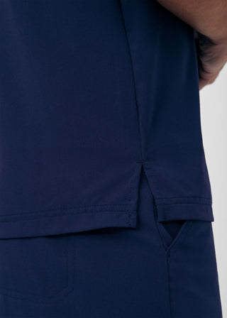 Navy CRFT 2-Pocket V-Neck Top Scrubs