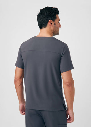Pewter CRFT 2-Pocket V-Neck Top Scrubs