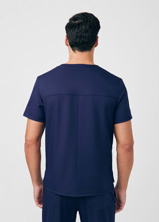 Navy VIBE 2-Pocket V-Neck Top Scrubs
