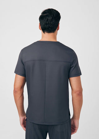 Pewter VIBE 2-Pocket V-Neck Top Scrubs