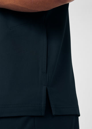 Black CRFT 4-Pocket V-Neck Top Scrubs