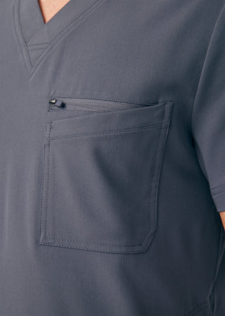 Pewter CRFT 4-Pocket V-Neck Top Scrubs