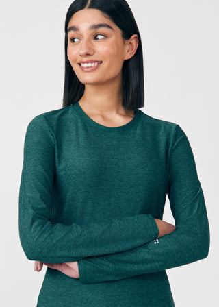 Heather Fern VIBE 1-Pocket Long-Sleeve Tee Scrubs