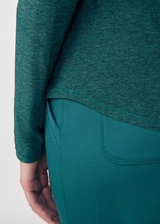 Heather Fern VIBE 1-Pocket Long-Sleeve Tee Scrubs