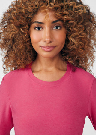 Heather Honeysuckle VIBE 1-Pocket Long-Sleeve Tee Scrubs