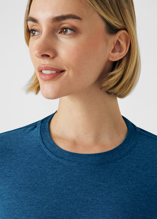 Heather Caribbean VIBE 1-Pocket Long-Sleeve Tee Scrubs