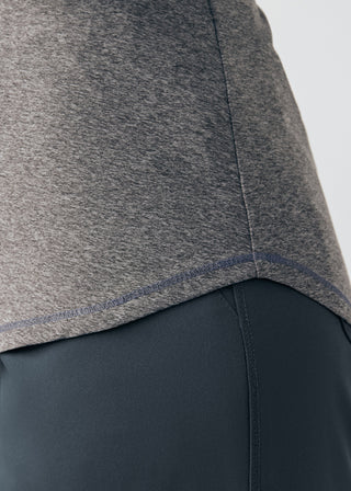 Heather Grey VIBE 1-Pocket Long-Sleeve Tee Scrubs