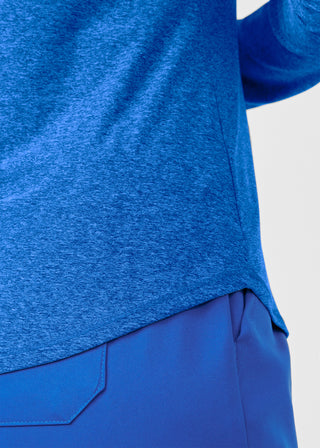 Heather Royal VIBE 1-Pocket Long-Sleeve Tee Scrubs